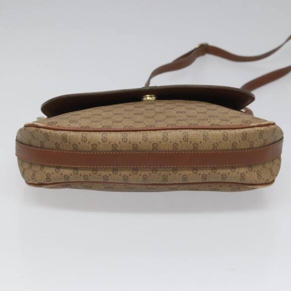 GUCCI Micro GG Canvas Shoulder Bag Pvc Beige - Picture 9 of 16